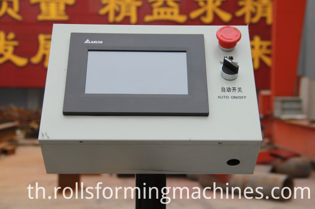 ระบบควบคุมไฟฟ้าของเครื่องขึ้นรูปม้วนกระดูกงู electric control system of c keel roll forming machine